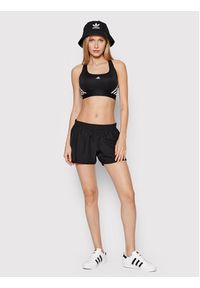 Adidas - adidas Szorty sportowe Runn FR8375 Czarny Regular Fit. Kolor: czarny. Materiał: syntetyk