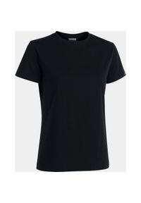 T-shirt Joma Desert damski, czarny, 2XL, 100% bawełna. Kolor: czarny. Materiał: bawełna. Sport: fitness
