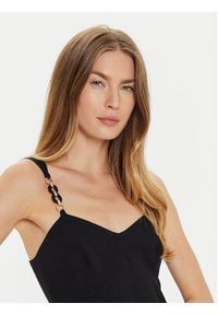 TwinSet - TWINSET Sukienka koktajlowa 242TP3181 Czarny Slim Fit. Kolor: czarny. Materiał: syntetyk. Styl: wizytowy #4