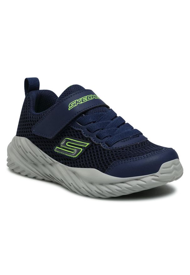 skechers - Sneakersy Skechers Krodon 400083L/NVLM Navy/Lime. Kolor: niebieski. Materiał: materiał