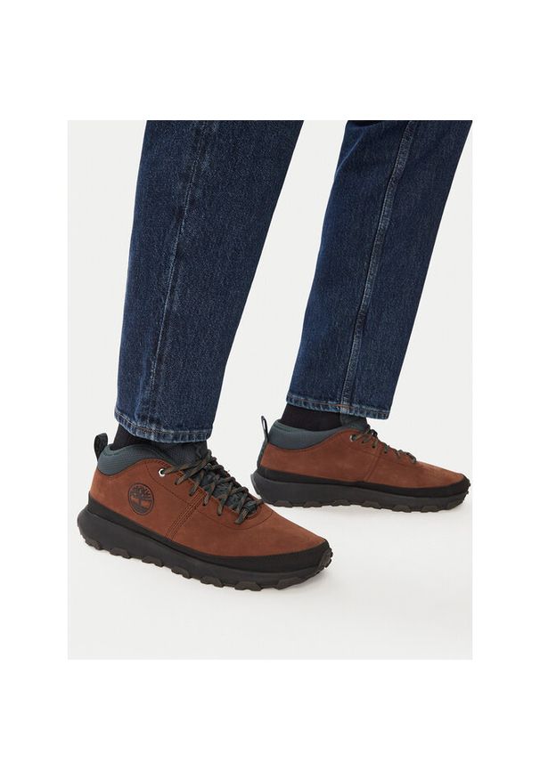 Sneakersy Timberland. Kolor: brązowy