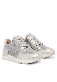 Caprice Sneakersy 9-23750-46 Srebrny. Kolor: srebrny. Materiał: skóra #4