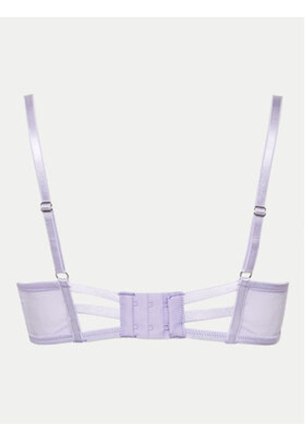 Hunkemöller Biustonosz z fiszbiną Lillia 205399 Fioletowy. Kolor: fioletowy. Materiał: syntetyk