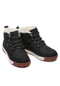 The North Face Botki Sierra Mid Lace Wp NF0A4T3XR0G1 Czarny. Kolor: czarny. Materiał: skóra #7