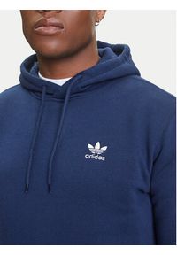 Adidas - adidas Bluza Trefoil Essentials IY4929 Granatowy Regular Fit. Kolor: niebieski. Materiał: bawełna #5