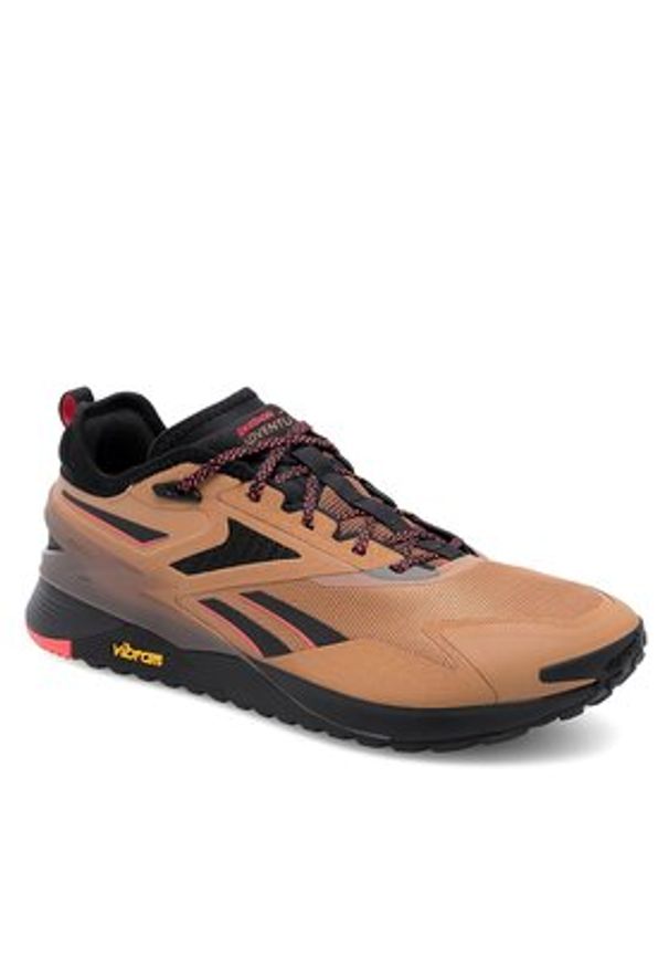 Reebok Sneakersy 100033321-W Brązowy. Kolor: brązowy. Materiał: materiał