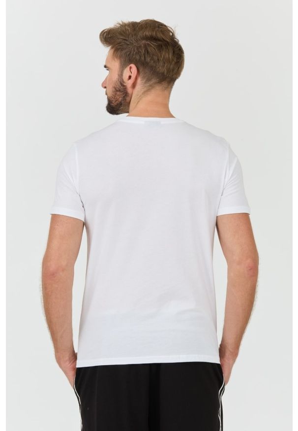 Emporio Armani - EMPORIO ARMANI Biały męski t-shirt basique, Rozmiar XL. Kolor: biały