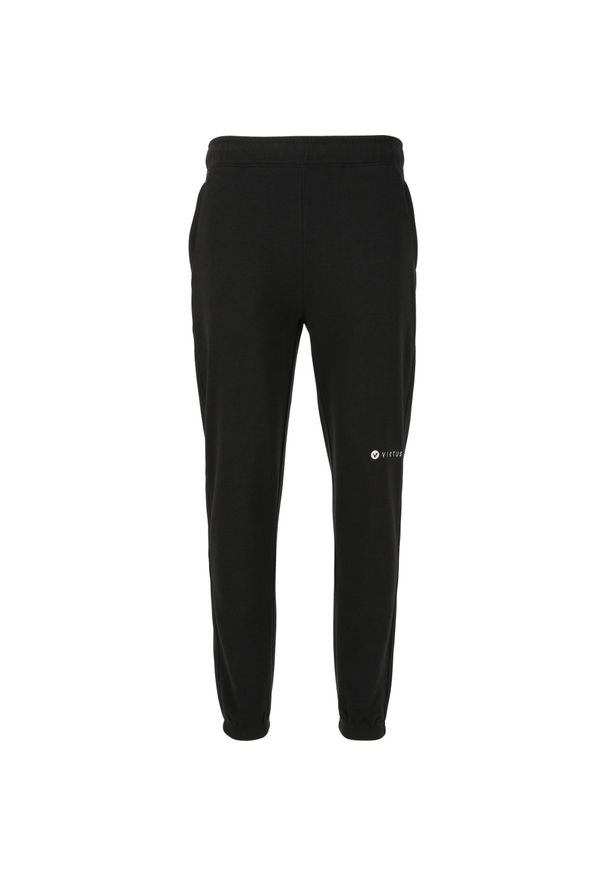 VIRTUS - Spodnie do biegania Virtus Kayden. Kolor: czarny. Sport: bieganie, fitness