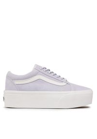 Vans Tenisówki Old Skool Stac VN0A7Q5MSQT1 Fioletowy. Kolor: fioletowy. Materiał: zamsz, skóra