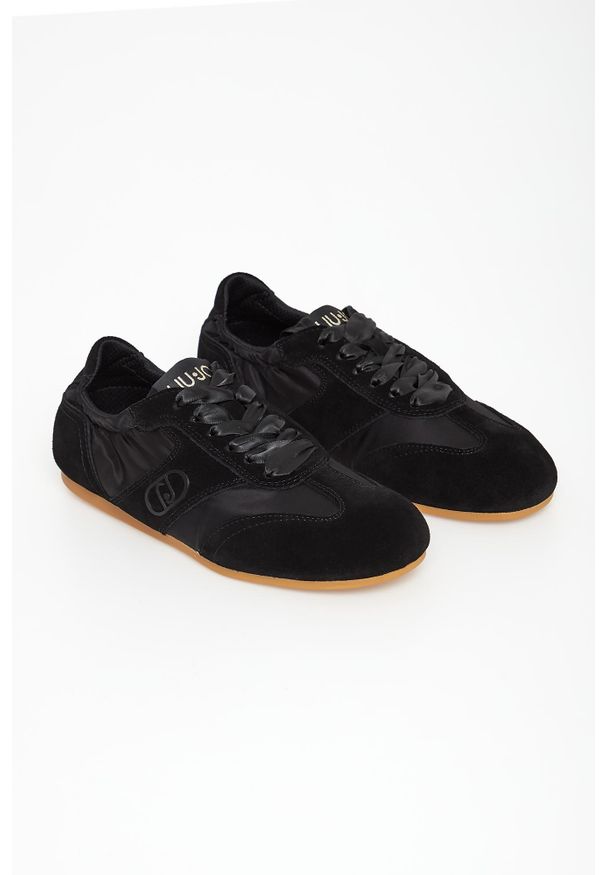 Liu Jo - Sneakersy damskie zamszowe LIU JO. Materiał: zamsz