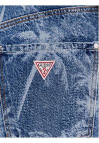 Guess Szorty jeansowe Claudia W3GD29 D4ZR3 Granatowy Regular Fit. Kolor: niebieski. Materiał: jeans, bawełna