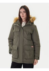 Hunter Parka Glyder HARW0014252 Zielony Regular Fit. Kolor: zielony. Materiał: syntetyk #1