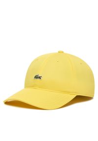 Czapka z daszkiem Lacoste. Kolor: żółty #1