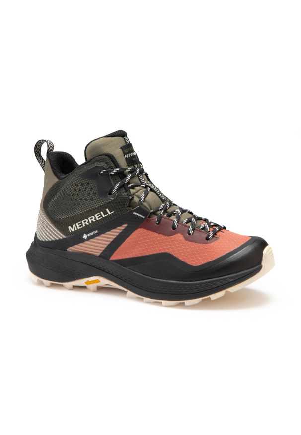 Buty turystyczne damskie Merrell MQM Mid GTX wodoodporne. Materiał: syntetyk. Styl: sportowy
