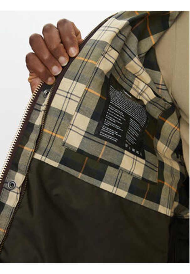 Barbour Kurtka przejściowa Bedale MWX0018SG91 Zielony Relaxed Fit. Kolor: zielony. Materiał: bawełna