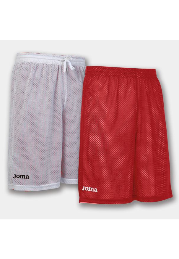 Spodenki do koszykówki męskie Joma Rookie dwustronne. Kolor: czerwony, wielokolorowy, biały. Sport: koszykówka