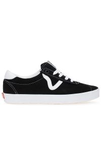 Buty Vans Sport Low VN000CQRBZW1M - czarne. Zapięcie: pasek. Kolor: czarny. Materiał: zamsz, skóra, guma. Szerokość cholewki: normalna. Sezon: lato