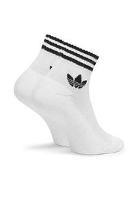 Adidas - adidas Zestaw 3 par wysokich skarpet unisex 3-Stripes JV7437 Kolorowy. Materiał: materiał, bawełna. Wzór: kolorowy #3