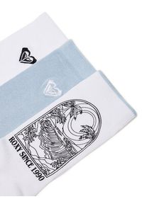 Roxy Skarpety długie AS_ROXY_05W_SS25 (3-PACK) Biały. Kolor: biały. Materiał: nylon, materiał #3