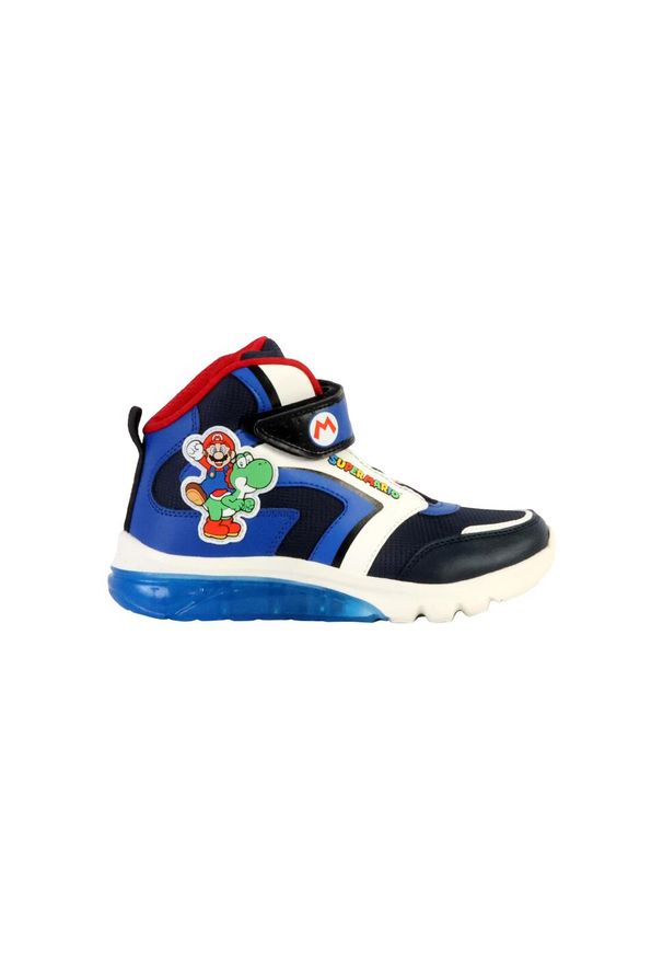Dziecięce buty sportowe mid-top Geox Ciberdron. Okazja: na co dzień. Kolor: niebieski