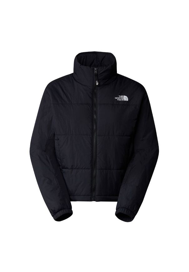 Kurtka damska The North Face Puffer Gosei 0A879X4H01 - czarna. Kolor: czarny. Materiał: puch, nylon, syntetyk. Długość: krótkie. Sezon: zima. Styl: klasyczny
