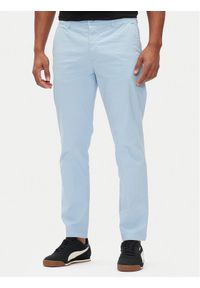Pepe Jeans Chinosy PM211873 Błękitny Slim Fit. Kolor: niebieski. Materiał: bawełna