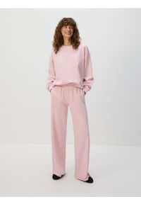 Reserved - Spodnie dresowe - pastelowy róż. Kolor: różowy. Materiał: dresówka #1