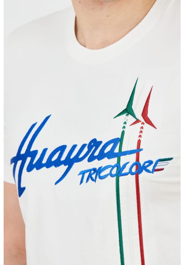 Aeronautica Militare - AERONAUTICA MILITARE Biały t-shirt Short Sleeve. Kolor: biały