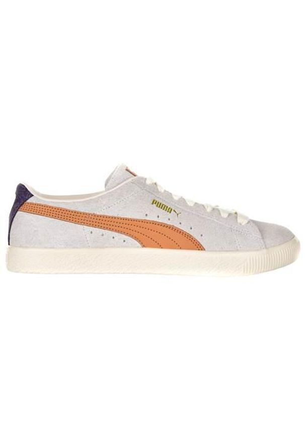 Buty do chodzenia męskie Puma Suede Vtg Sc. Zapięcie: sznurówki. Kolor: szary, wielokolorowy. Materiał: zamsz, materiał. Szerokość cholewki: normalna. Model: Puma Suede. Sport: turystyka piesza