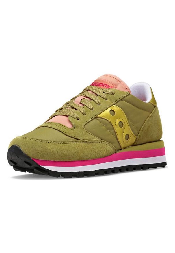 Saucony - Buty Jazz Triple Rozmiar 38 - S60530-23 Zielony. Kolor: żółty, pomarańczowy, wielokolorowy, zielony