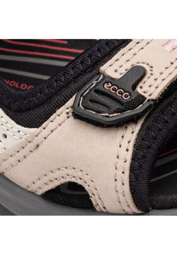 ecco - ECCO Sandały Offroad 06956354695 Beżowy. Kolor: beżowy. Materiał: nubuk, skóra