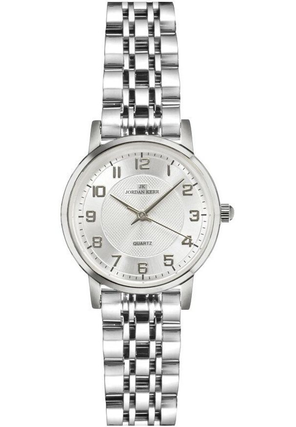 Zegarek damski Jordan Kerr L1020 srebrny. Kolor: srebrny