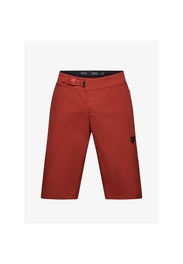FOX - Szorty rowerowe męskie Fox Ranger Short W/Liner. Kolor: czerwony
