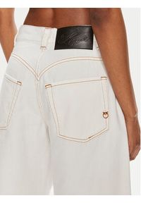 Pinko Szorty jeansowe Xmen 103626 A1VD Biały Regular Fit. Kolor: biały. Materiał: bawełna #5