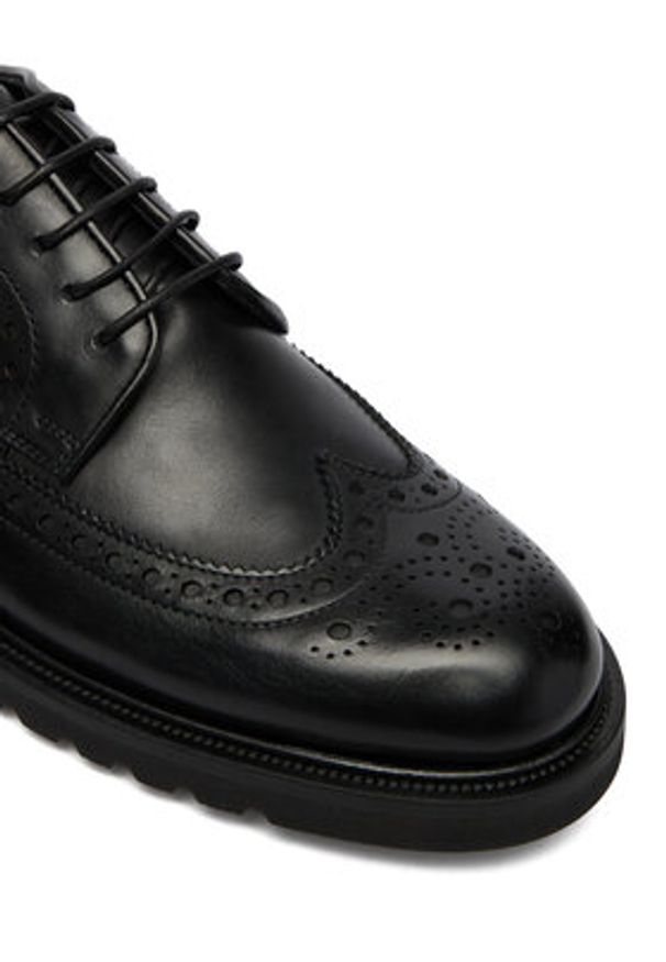 Fabi Półbuty FU1422 Czarny. Kolor: czarny. Materiał: skóra