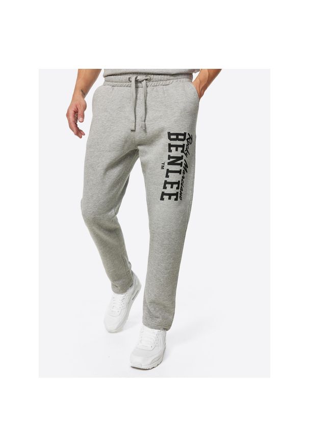 Spodnie dresowe klasyczne Benlee Beaty. Okazja: na co dzień. Kolor: szary, czarny, wielokolorowy. Materiał: dresówka. Styl: klasyczny