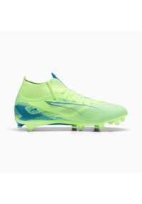 Puma - Buty piłkarskie PUMA Ultra 5 Match+ FG/AG. Kolor: wielokolorowy, fioletowy, zielony. Sport: piłka nożna