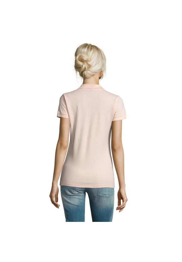 SOL'S - Damska Koszulka Polo Perfect. Typ kołnierza: polo. Kolor: różowy