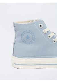 Big-Star - Trampki damskie wysokie błękitne NN274279 400. Okazja: na spacer. Wysokość cholewki: przed kolano. Kolor: niebieski. Szerokość cholewki: normalna. Sezon: lato #3