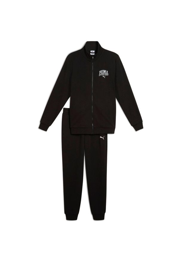 Dres Puma Class Sweat Suit Tr, Mężczyźni. Kolor: czarny. Materiał: dresówka. Sport: fitness