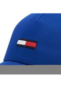 Tommy Jeans Czapka z daszkiem Tjm Flag Cap AM0AM07170 Niebieski. Kolor: niebieski. Materiał: materiał #3