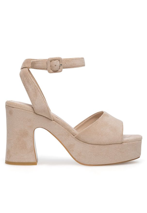 Sandały DeeZee. Kolor: beżowy