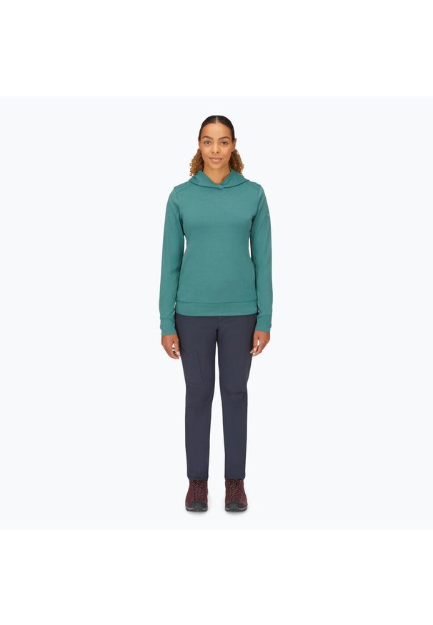 Bluza damska Rab Centrum Hoody. Kolor: zielony