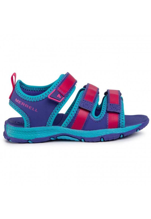 Sandały dla dzieci Merrell M-Hydro Creek. Kolor: niebieski, fioletowy, wielokolorowy. Styl: sportowy