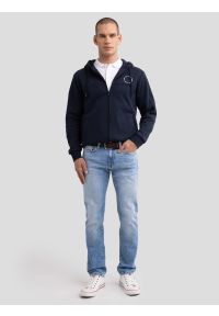 Big-Star - Jeansy męskie dopasowane jasnoniebieskie Terry Slim 252. Okazja: na co dzień. Stan: obniżony. Kolor: niebieski. Styl: casual #6