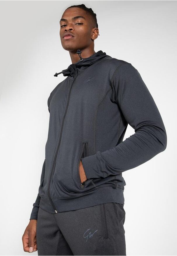 GORILLA WEAR - Bluza fitness męska Gorilla Wear Glendo Jacket. Kolor: brązowy, wielokolorowy, szary. Sport: fitness