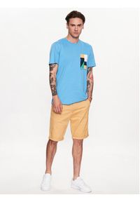 Tom Tailor Denim T-Shirt 1035582 Niebieski. Kolor: niebieski. Materiał: denim