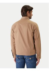 Guess Jeans Koszula M6RH60 WJ921 Brązowy Boxy Fit. Kolor: brązowy. Materiał: bawełna #3