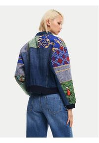 Desigual Kurtka jeansowa Amsterdam 24WWED32 Kolorowy Regular Fit. Materiał: syntetyk, bawełna. Wzór: kolorowy #3