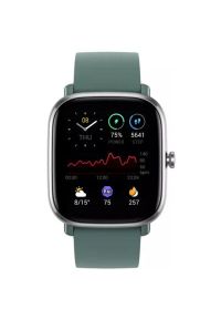 Smartwatch AMAZFIT GTS 2 Mini Zielony. Rodzaj zegarka: smartwatch. Kolor: zielony. Materiał: skóra #4